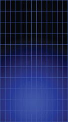 glowing neon wireframe background. Shining checkered vertical grid planes in perspective. Retro futuristic depth wallpaper. Arcade game sci fi matrix surface backdrop for poster, banner. Vector