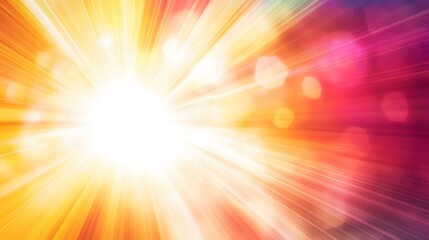 Naklejka premium Sun Burst, Solar Cosmic Rays, Abstract Image, Texture, Pattern Background, Wallpaper, Cover and Screen for Smartphone, PC, Laptop, 9:16 and 16:9 Format
