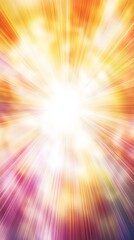 Obraz premium Sun Burst, Solar Cosmic Rays, Abstract Image, Texture, Pattern Background, Wallpaper, Cover and Screen for Smartphone, PC, Laptop, 9:16 and 16:9 Format