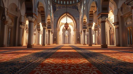 Obraz premium minaret islamic mosque building illustration dome architecture, worship faith, religion design minaret islamic mosque building