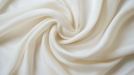 Obraz premium A roll of crepe fabric is a lightweight, textured material with a slightly crinkled surface, commonly used for dresses, blouses, and formal wear.