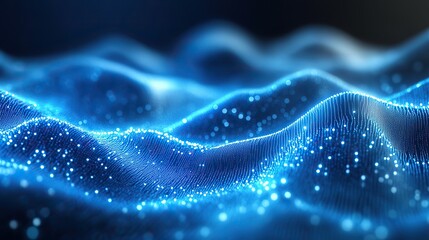 An abstract blue technology background.