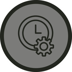 Time Management Vector Icon Design