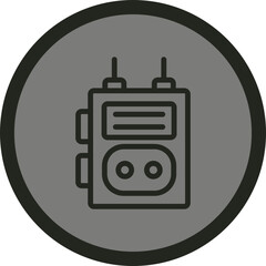 Radio Vector Icon Design