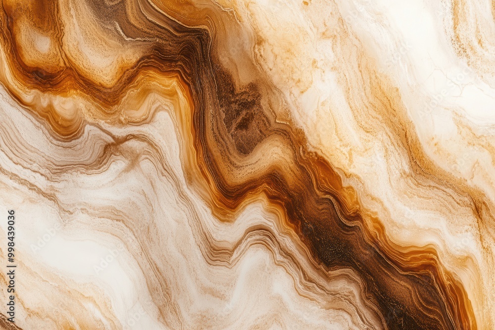 Poster rich swirls of coffee blend with cream, forming a captivating marbled design that showcases warm, in