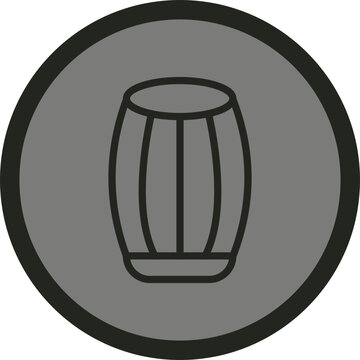 recommend clip art: Barrel Vector Icon Design
