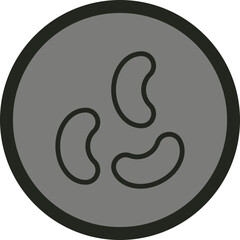 Bean Vector Icon Design