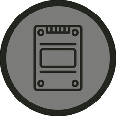 Ssd Vector Icon Design