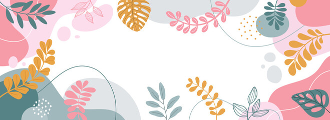 Banner frame background .Colorful background for design.
