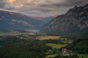 Blick auf Bad Goisern im Salzkammergut
