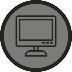 Lcd Vector Icon Design