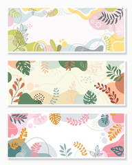 Banner frame background .Colorful background for design.