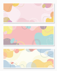 Banner frame background .Colorful background for design.