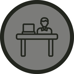 Desk Vector Icon Design
