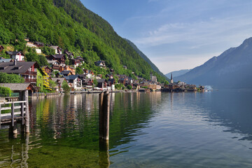Fototapeta premium Hallstatt am Hallstättersee