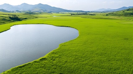 Naklejka premium 22091412 07 Water scarcity driving sustainable agriculture and irrigation management within planetary boundaries preserving ecosystem services --q 2 --chaos 10 --ar 169