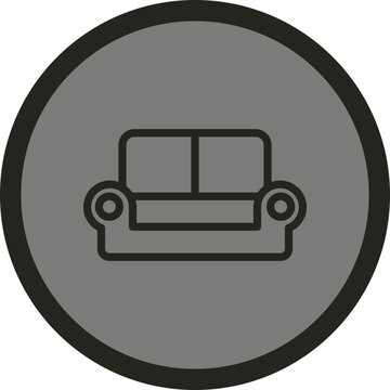 recommend clip art: Couch Vector Icon Design