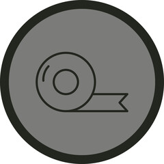 Adhesive Tape Vector Icon Design