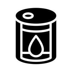 oil drum glyph icon
