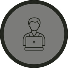 Freelancer Vector Icon Design