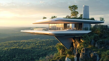 Modern Cliffside House with Breathtaking Views