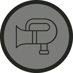 Trumpet Vector Icon Design