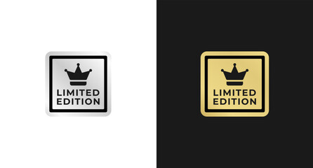 Limited edition label or Limited edition logos vector isolated. best Limited edition symbol for product packaging design element.