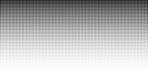 Dot pattern seamless background. Square polka dot pattern vector template. Abstract futuristic dotted mesh with gradient effect. Geometric minimal digital design.