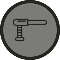 Baton Stick Icon Design