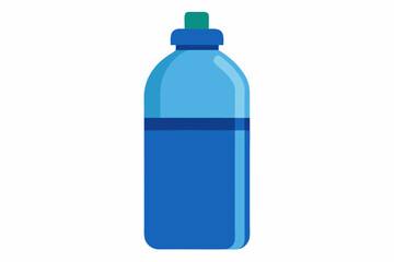 blue plastic bottle