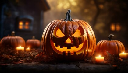 Fototapeta premium ハロウィンのかぼちゃ