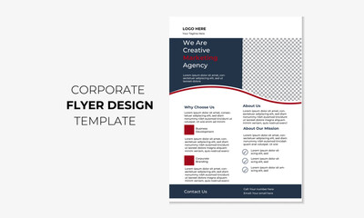 Professional Flyer Design Template, Marketing Flyer, Poster, Leaflet