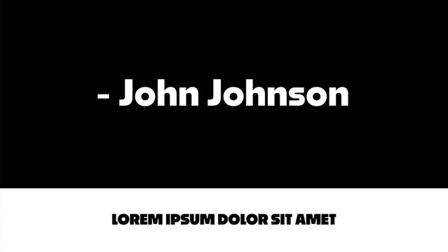 Modern and Clean Text Animation | Inspirational Quote Animations for Social Media Content