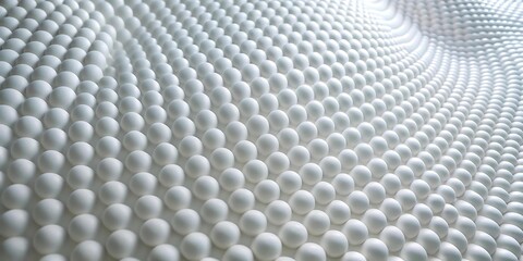 Fototapeta premium 3d modern dot white gradient minimalistic background