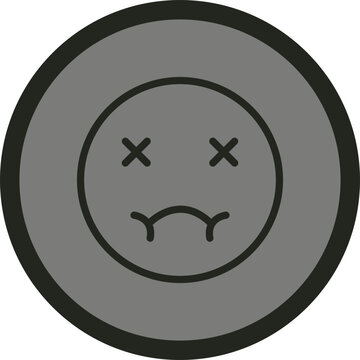 recommend clip art: Nausea Vector Icon Design