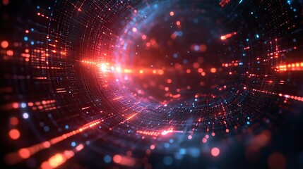 Fototapeta premium The abstract digital online technology background emphasizes business and tech workflows with a modern design.