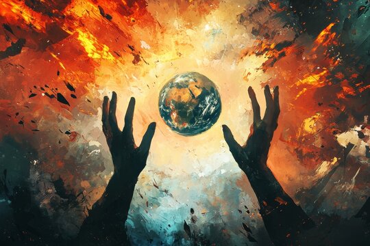 It is a biblical narrative which describes how God created the world in six days and everything within it.