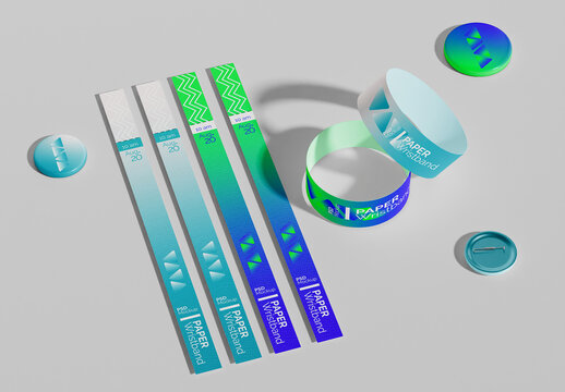 Wristbands Mockup