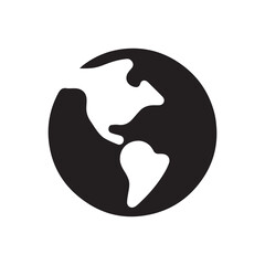 globe earth nature icon vector illustration template design