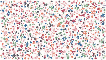 SEAMLESS HAND DRAWN DOODLE LINES SHAPES PATTERN TEXTURE COLORFUL TEMPLATE ABSTRACT BACKGROUND TRENDY DESIGN VECTOR