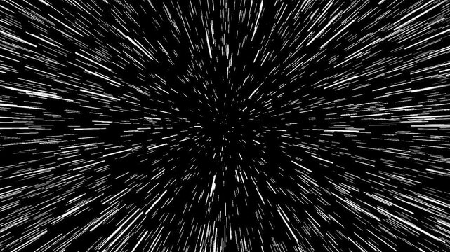 光のトンネル - ワープアニメーションのビジュアルエフェクト ｜Tunnel of Light - Warp Animation Visual Effect