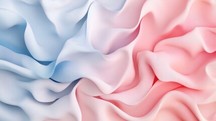 Obraz premium 3D abstract wallpaper with wavy pink, purple, blue, orange, yellow waves. 3D colorful gradient background.