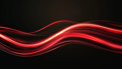 Fototapeta premium The black background is covered with a textured surface tinted scarlet