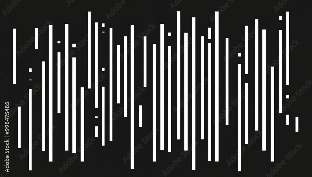 Poster an 80s retro background with seamless black and white pixel errors and static noise for television s