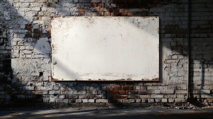 Rustic Blank Poster Background for Creative Use