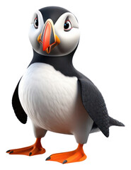 Obraz premium PNG Puffin puffin cartoon animal.