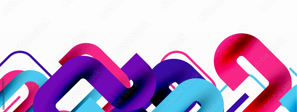 Poster wave lines minimal abstract background