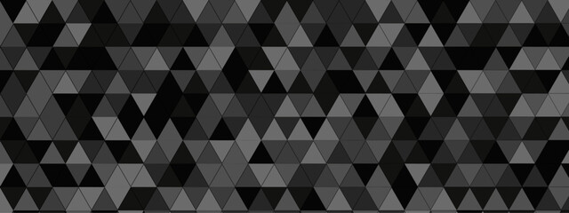 Seamless geometric pattern with shapes. Abstract geometric background triangle wallpaper. Gray polygonal background. Vector mosaic backdrop background.	
