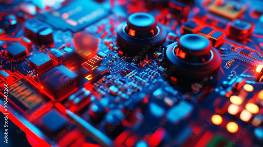 Poster we live in an electronic age that relies on a vast network of electronic components. this image capt