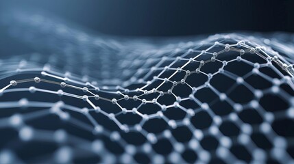 Graphene fibers reinforcing a futuristic aerospace structure, showing the lightweight yet strong application for aircraft   Aerospace industry applications
